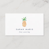 Ananas Caterer Gastfreundschaft Visitenkarte (Vorderseite)