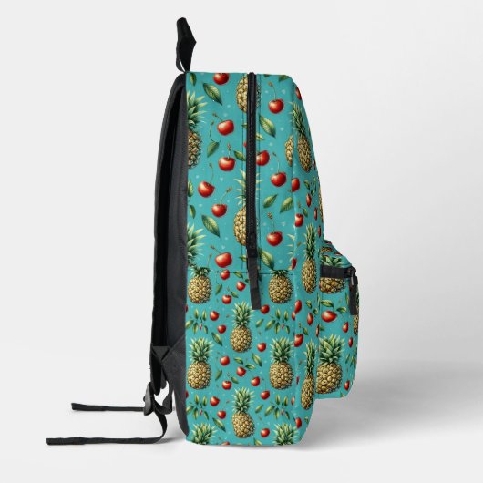 Ananas Cherry Bliss Bedruckter Rucksack (Links)