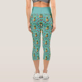 Ananas Cherry Bliss Capri Leggings (Rückseite)