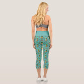 Ananas Cherry Bliss Capri Leggings (Rückseite)
