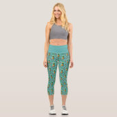 Ananas Cherry Bliss Capri Leggings (Vorderseite)