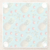 Ananas Cherry Bliss Glasuntersetzer (Rückseite)