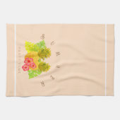 Ananas Chic Beige Geschirrtuch (Horizontal)