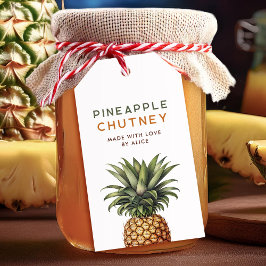 Ananas-Chutney-Hüttenkonserve Geschenkanhänger