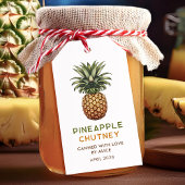 Ananas-Chutney-Hüttenkonserve Geschenkanhänger