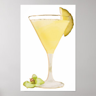 Ananas-Cocktail Poster