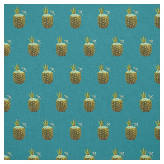 Ananas-Cocktail Stoff (Muster)