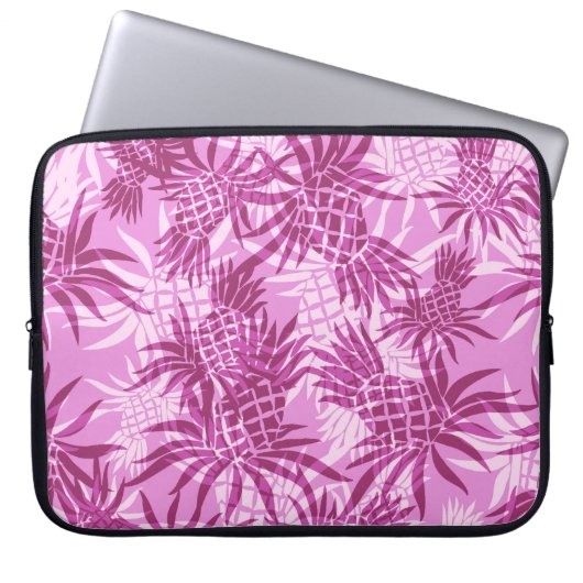 Ananas Collage Hawaiian Neopren Wetsuit Laptopschutzhülle (Vorderseite)
