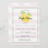 Ananas Couple Tropical Couple Dusche Einladung