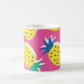 Ananas Crazy Colors: Childish Pop-Art. Kaffeetasse (Mittel)