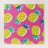 Ananas Crazy Colors: Childish Pop-Art. Puzzle (Horizontal)