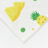 Ananas Custom Fleecedecke (Ecke)