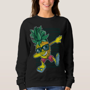 Ananas Dabbing Ananas Obstsonnenbrille Hawai Sweatshirt