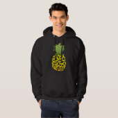 Ananas-Dackel Hoodie (Vorne ganz)