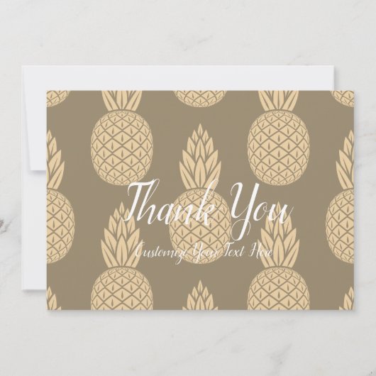 Ananas Danke Gold (Vorderseite)