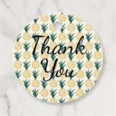Ananas Danke Party Geschenkanhänger (Vorderseite)