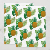 Ananas Dankeskarte (Vorne/Hinten)