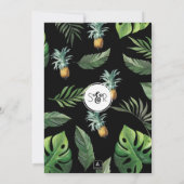 Ananas Delight Foto Save The Date (Rückseite)