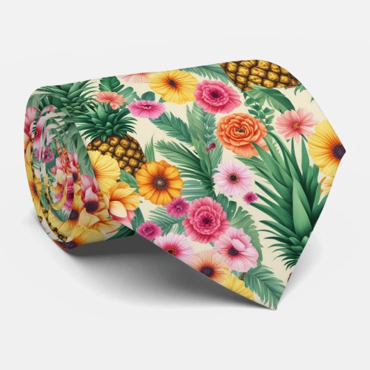Ananas Delight Krawatte (Gerollt)