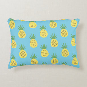 Ananas Delight: Tropische Fruchtwerbung Dekokissen