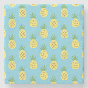 Ananas Delight: Tropische Fruchtwerbung Steinuntersetzer