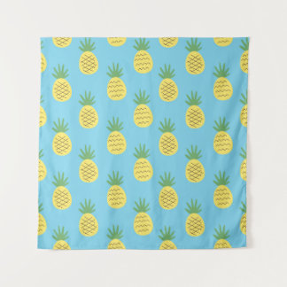 Ananas Delight: Tropische Fruchtwerbung Wandteppich