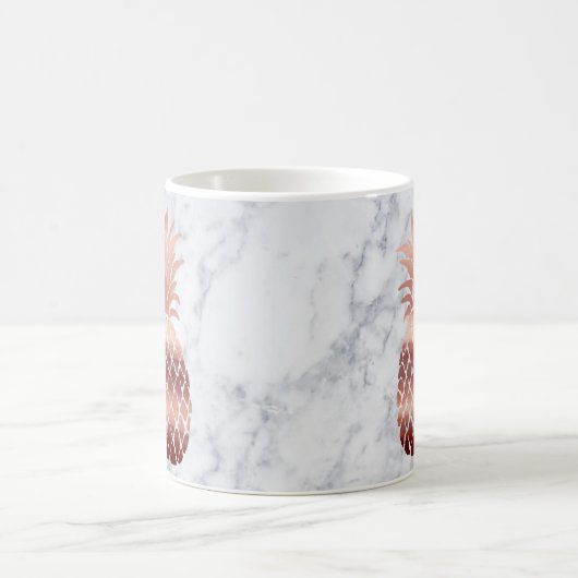 Ananas der Rose Kaffeetasse (Mittel)