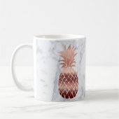 Ananas der Rose Kaffeetasse (Links)