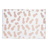 Ananas der Rose Kissenbezug (Rückseite)