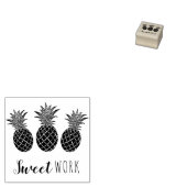Ananas der süßen Arbeit des Lehrers Gummistempel (Stempel)