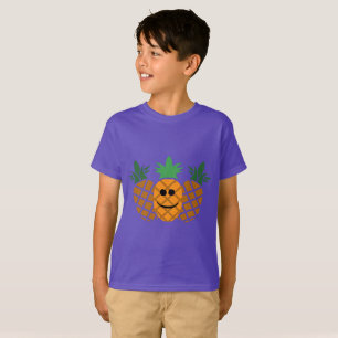 Ananas-Design - Kids' Hanes TAGLESS® T - Shirt