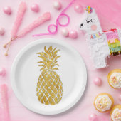 Ananas-Design Pappteller (Party)