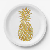 Ananas-Design Pappteller (Vorderseite)