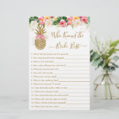 Ananas, die das beste Spiel der Braut kennen (Stehend Vorderseite)