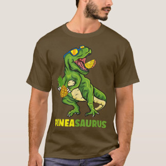 Ananas-Dinosaurier Tropisch Für Den Sommer Kinder T-Shirt