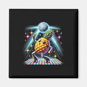 Ananas Disco Dancer Spooky Dance Kinder Magnet