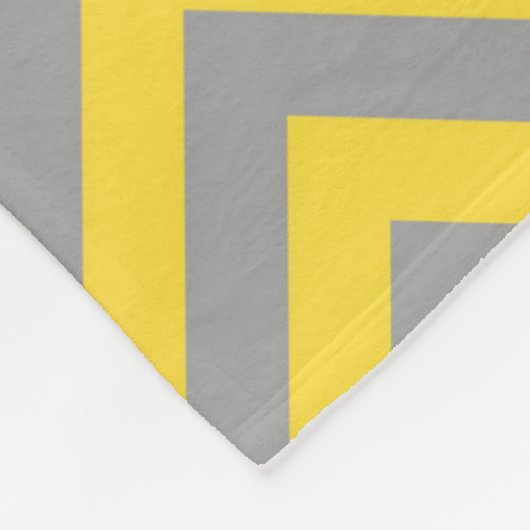 Ananas Dk Gray LG Zickzack Dk Grau Name Monogramm Fleecedecke (Ecke)