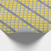 Ananas Dk Gray Marokkanisch #5DS Char Name Monogra Geschenkpapier (Ecke)