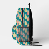 Ananas Doodle Muster Bedruckter Rucksack (Rechts)