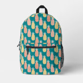 Ananas Doodle Muster Bedruckter Rucksack (Vorderseite)