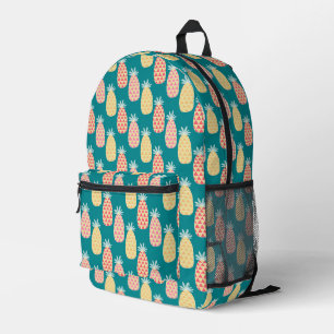Ananas Doodle Muster Bedruckter Rucksack