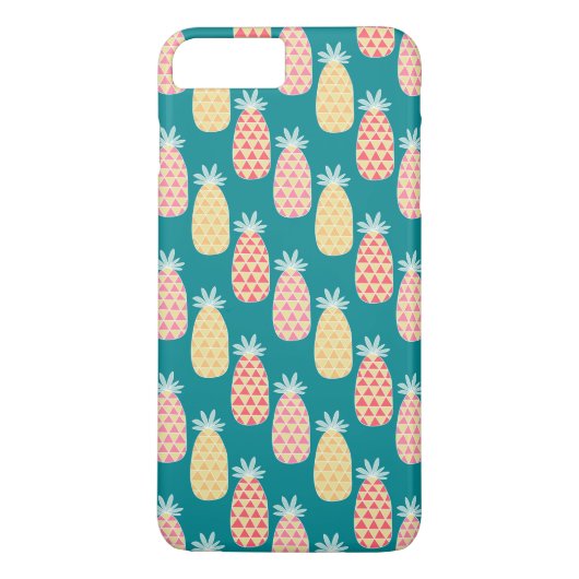 Ananas-Doodle-Muster Case-Mate iPhone Hülle (Rückseite)