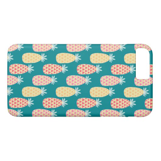 Ananas-Doodle-Muster Case-Mate iPhone Hülle (Rückseite (Horizontal))