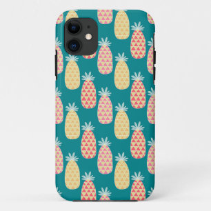 Ananas-Doodle-Muster iPhone 11 Hülle