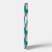 Ananas Doodle Muster | Monogramm Case-Mate iPhone Hülle (Rückseite / Rechts)