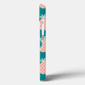 Ananas Doodle Muster | Monogramm Case-Mate iPhone Hülle (Rückseite / Links)