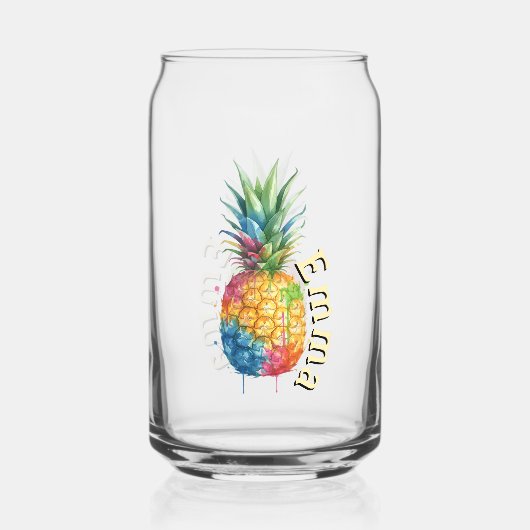 Ananas Dosenglas (Vorderseite)