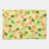 Ananas Dots gelb Geschirrtuch (Horizontal)