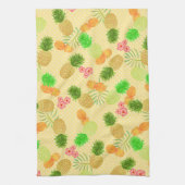 Ananas Dots gelb Geschirrtuch (Vertikal)