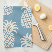 Ananas-Drehung Tropisches Design Geschirrtuch (Viertel Falte)